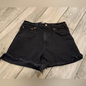 Abercrombie Black Jean Shorts